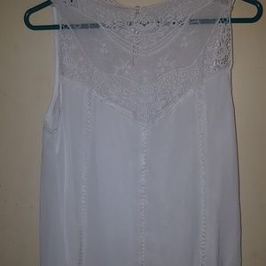 Pretty white lace shirt